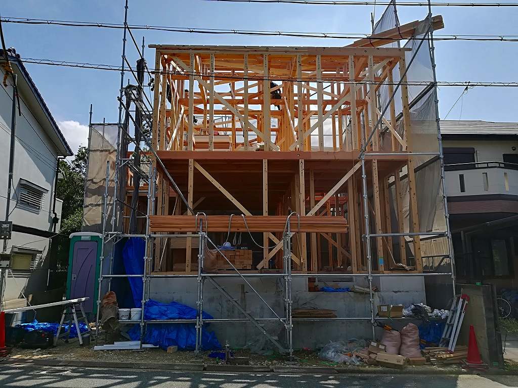 【終了】藤阪東町二丁目の家　構造見学会