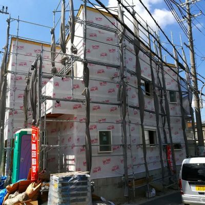 枚方市藤阪東町の家の外壁