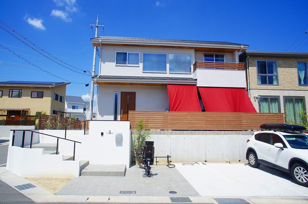 京田辺市の家の外観