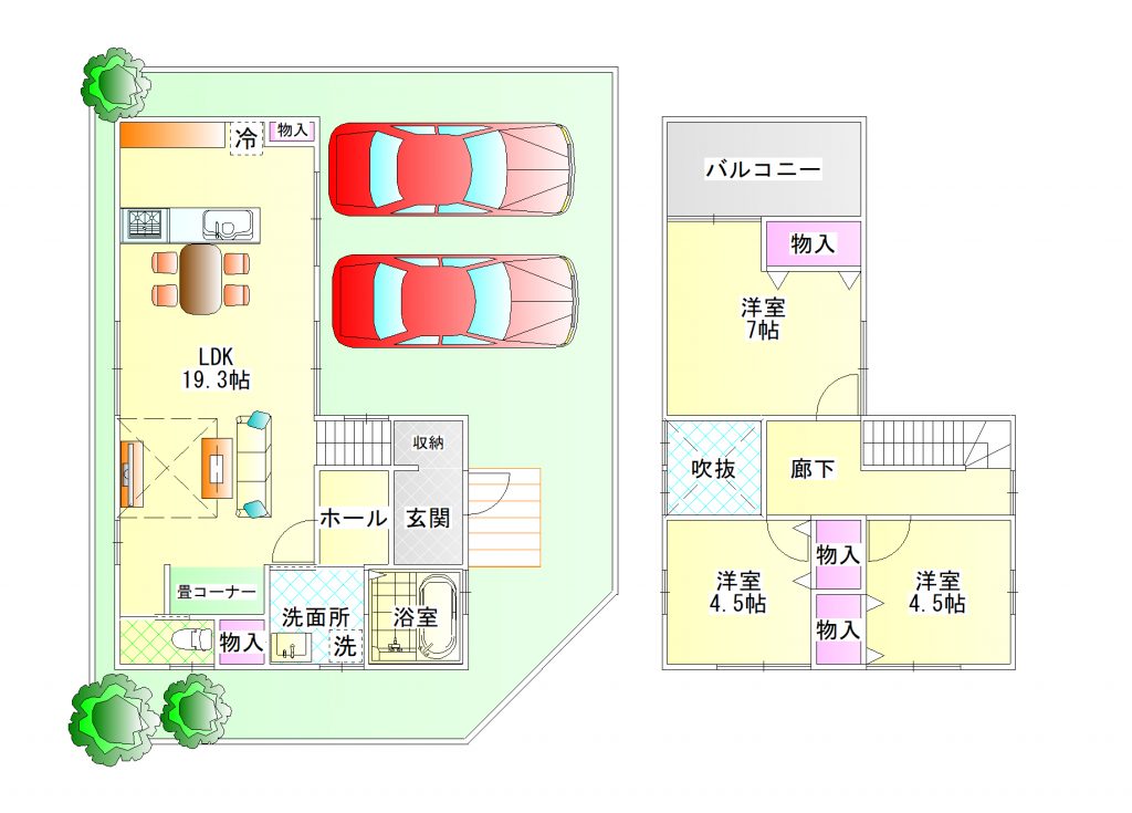 間取り＿藤阪元町三丁目