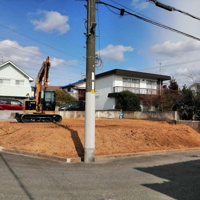 川西市緑台の家の更地