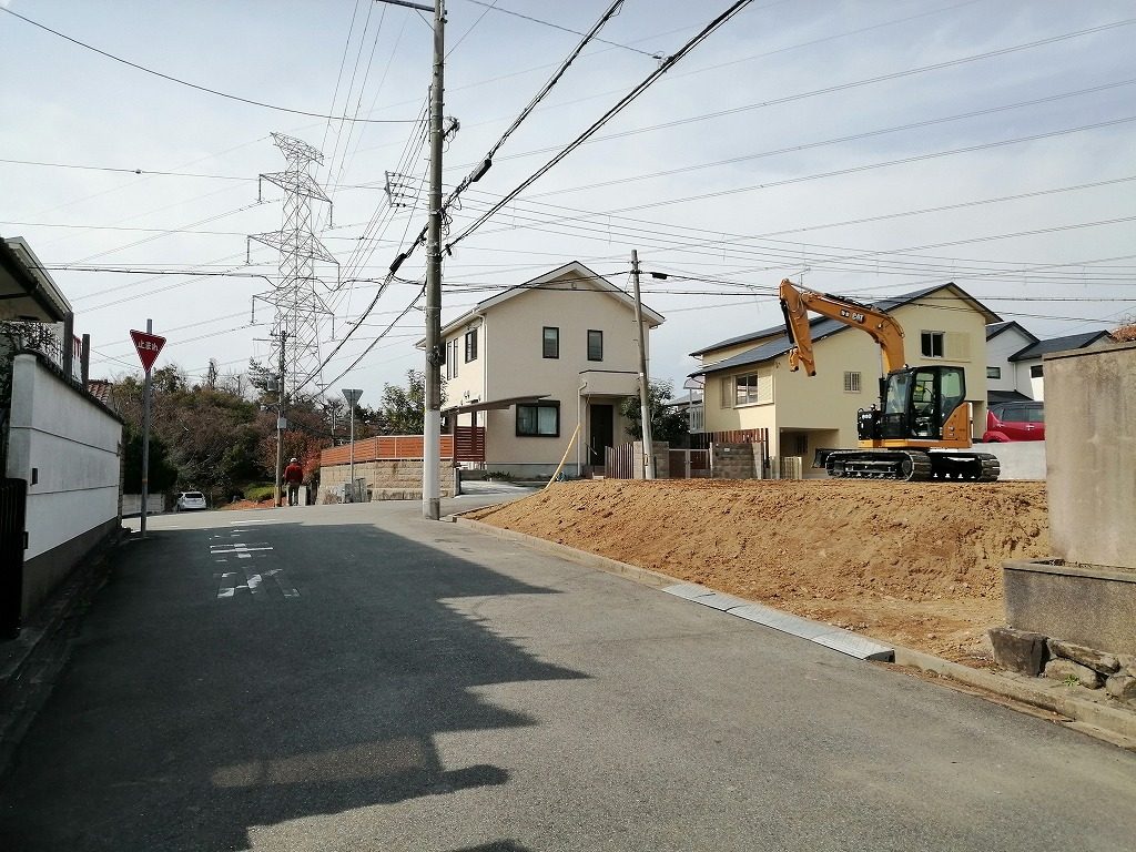 川西市緑台の家の更地