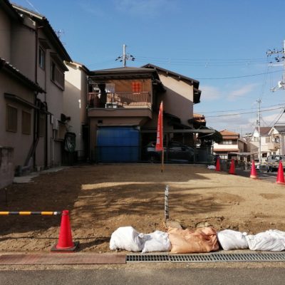 藤阪元町三丁目の家の土地