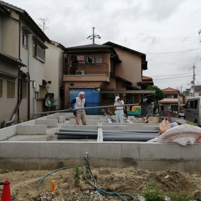 枚方市の基礎工事