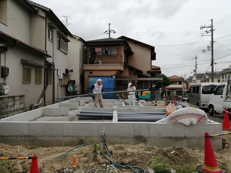 枚方市の基礎工事