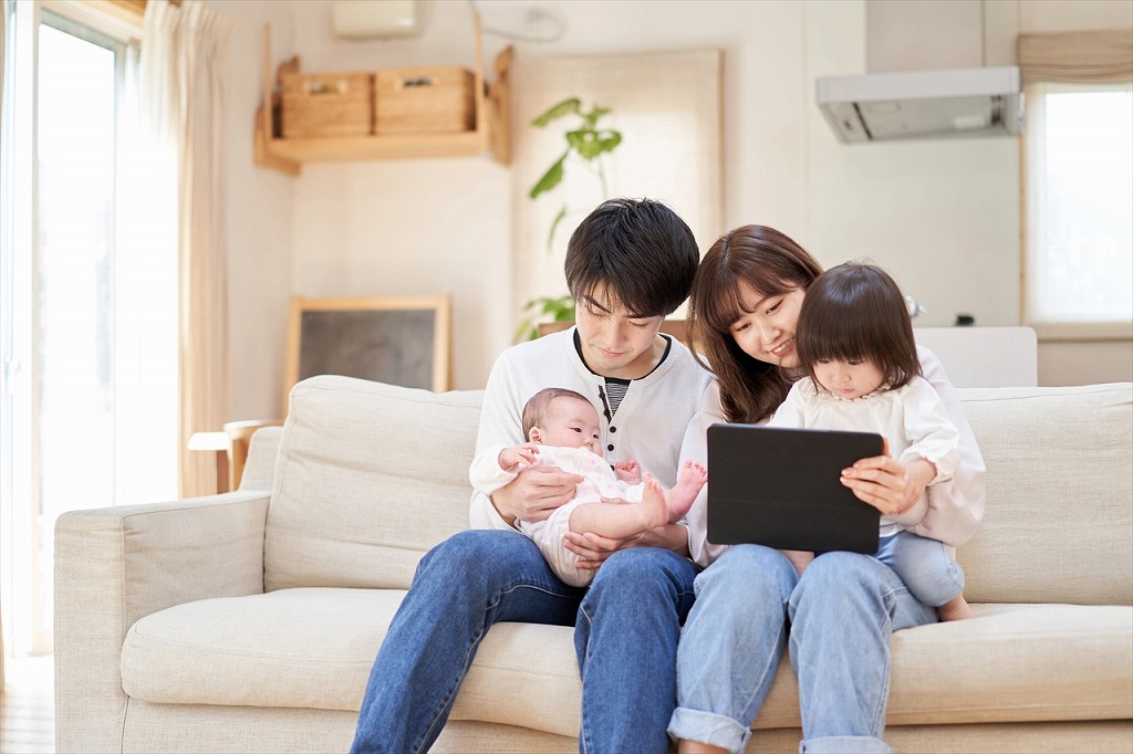 夫婦と子供