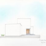 2階建て121.73㎡　外観パース