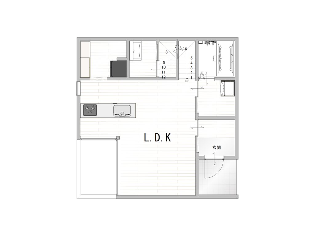1階床面積44.71㎡